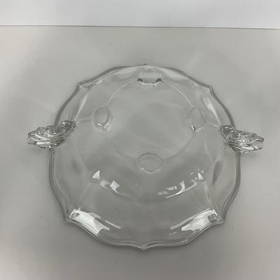 -56- GLASSWARE | Baroque Fostoria Glass Co. | Large Bowl