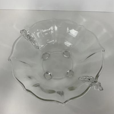 -56- GLASSWARE | Baroque Fostoria Glass Co. | Large Bowl