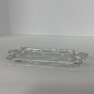 -57- GLASSWARE | Fostoria Glass Co.  Baroque | Creamer, Sugar, & Tray