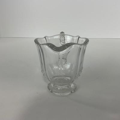 -57- GLASSWARE | Fostoria Glass Co.  Baroque | Creamer, Sugar, & Tray