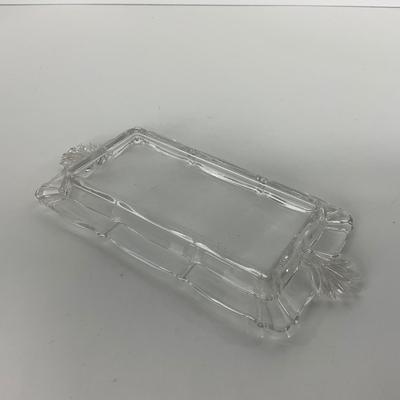 -57- GLASSWARE | Fostoria Glass Co.  Baroque | Creamer, Sugar, & Tray