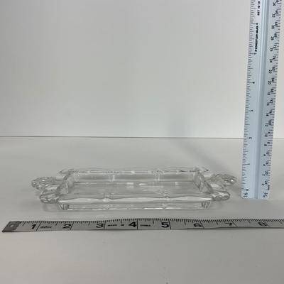 -57- GLASSWARE | Fostoria Glass Co.  Baroque | Creamer, Sugar, & Tray
