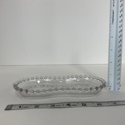 -58- GLASSWARE | Candlewick | Creamer, Sugar, & Tray