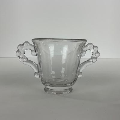 -58- GLASSWARE | Candlewick | Creamer, Sugar, & Tray