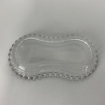 -58- GLASSWARE | Candlewick | Creamer, Sugar, & Tray
