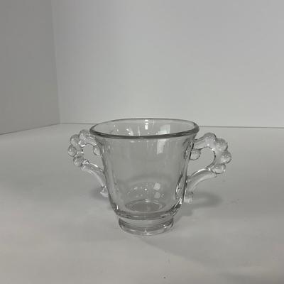 -58- GLASSWARE | Candlewick | Creamer, Sugar, & Tray