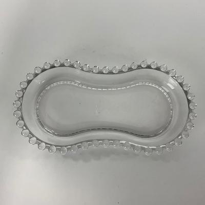 -58- GLASSWARE | Candlewick | Creamer, Sugar, & Tray