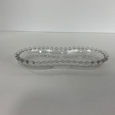 -58- GLASSWARE | Candlewick | Creamer, Sugar, & Tray