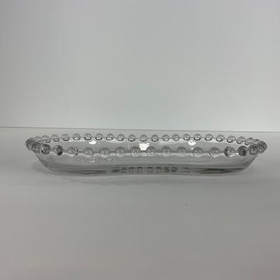 -58- GLASSWARE | Candlewick | Creamer, Sugar, & Tray