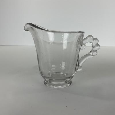 -58- GLASSWARE | Candlewick | Creamer, Sugar, & Tray
