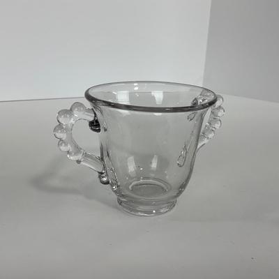 -59- GLASSWARE | Candlewick | Creamer, Sugar, & Tray