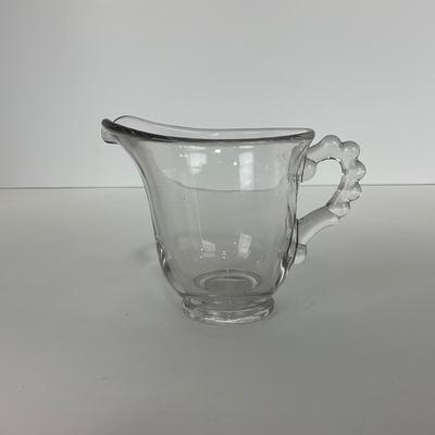 -59- GLASSWARE | Candlewick | Creamer, Sugar, & Tray
