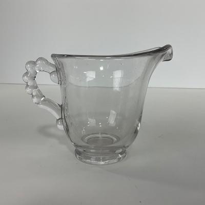 -59- GLASSWARE | Candlewick | Creamer, Sugar, & Tray