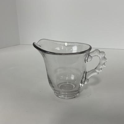 -59- GLASSWARE | Candlewick | Creamer, Sugar, & Tray