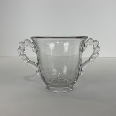 -59- GLASSWARE | Candlewick | Creamer, Sugar, & Tray
