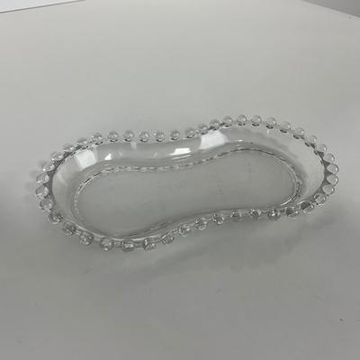 -59- GLASSWARE | Candlewick | Creamer, Sugar, & Tray