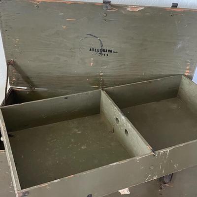 Authentic Vintage Military Chest