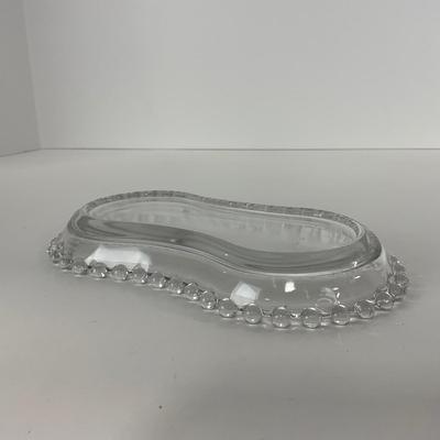 -60- GLASSWARE | Candlewick | Creamer, Sugar, & Tray