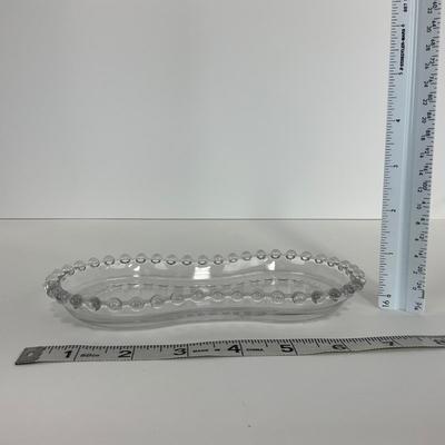 -60- GLASSWARE | Candlewick | Creamer, Sugar, & Tray