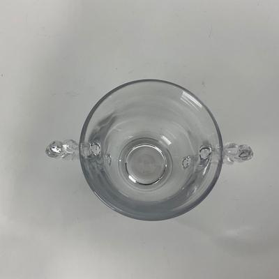 -60- GLASSWARE | Candlewick | Creamer, Sugar, & Tray