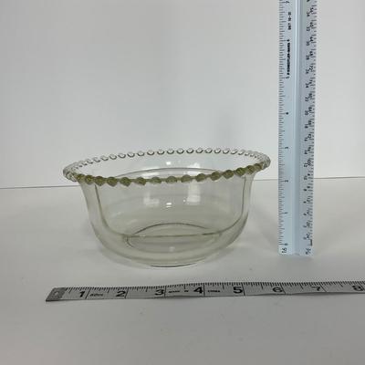 -62- GLASSWARE | Candlewick | Divided Bowl & Divided Dish