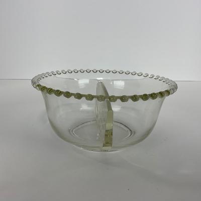 -62- GLASSWARE | Candlewick | Divided Bowl & Divided Dish