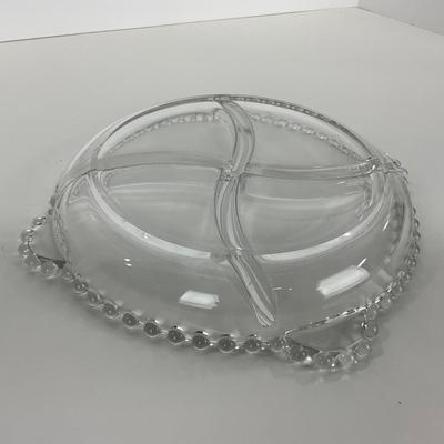 -62- GLASSWARE | Candlewick | Divided Bowl & Divided Dish