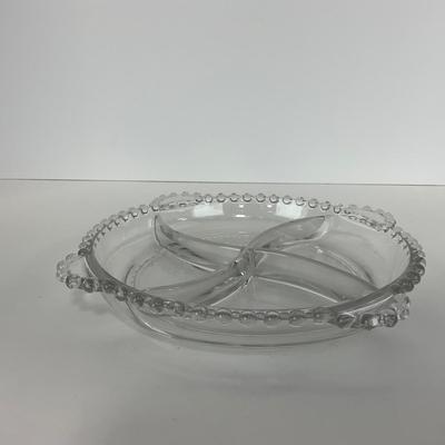 -62- GLASSWARE | Candlewick | Divided Bowl & Divided Dish