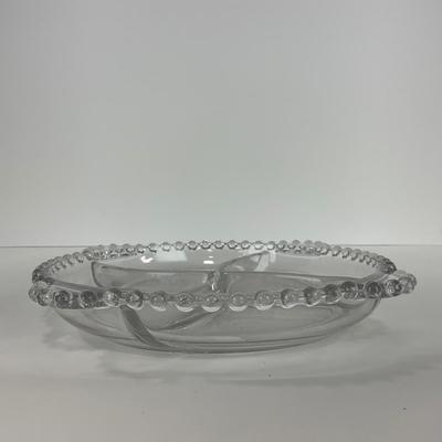 -62- GLASSWARE | Candlewick | Divided Bowl & Divided Dish