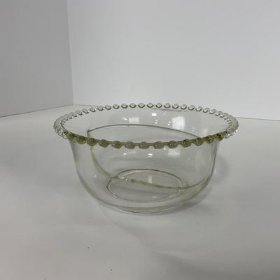 -62- GLASSWARE | Candlewick | Divided Bowl & Divided Dish