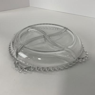 -62- GLASSWARE | Candlewick | Divided Bowl & Divided Dish