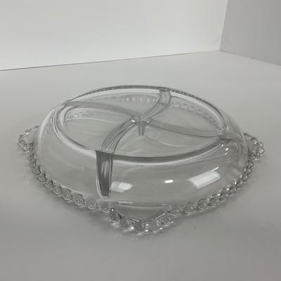 -62- GLASSWARE | Candlewick | Divided Bowl & Divided Dish