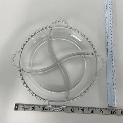 -62- GLASSWARE | Candlewick | Divided Bowl & Divided Dish