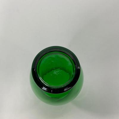 -70- GLASSWARE | Anchor Hocking Glass Co. | Forest Green Vases