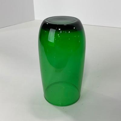 -71- GLASSWARE | Anchor Hocking Glass Co. | Forest Green Pitcher & Glass