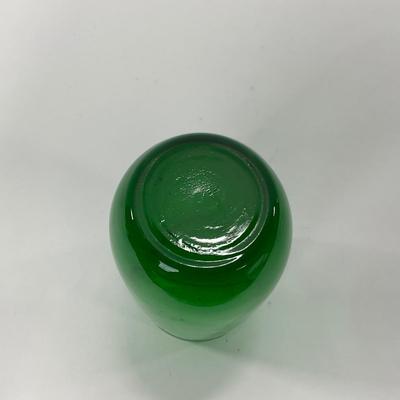 -71- GLASSWARE | Anchor Hocking Glass Co. | Forest Green Pitcher & Glass