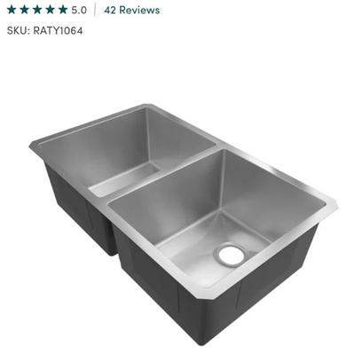 32â€w Undermount Double Sink NEW IN BOX