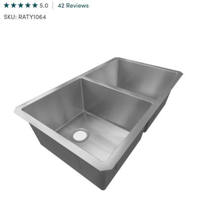 32â€w Undermount Double Sink NEW IN BOX