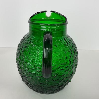 -72- GLASSWARE | Anchor Hocking â€œMilano Texturedâ€ Glass Co. | Pitcher