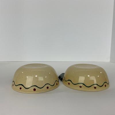 -73- DISHES | Rooster Metlox Poppytrail California Pottery | Soup Bowls
