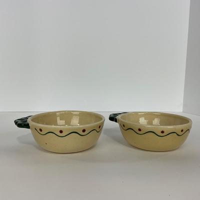 -73- DISHES | Rooster Metlox Poppytrail California Pottery | Soup Bowls