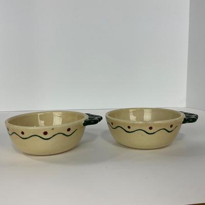 -73- DISHES | Rooster Metlox Poppytrail California Pottery | Soup Bowls