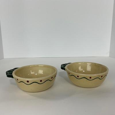 -73- DISHES | Rooster Metlox Poppytrail California Pottery | Soup Bowls