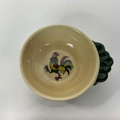 -73- DISHES | Rooster Metlox Poppytrail California Pottery | Soup Bowls