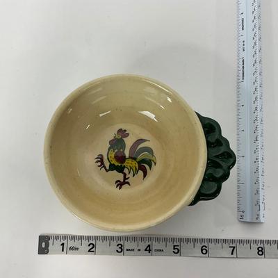 -73- DISHES | Rooster Metlox Poppytrail California Pottery | Soup Bowls