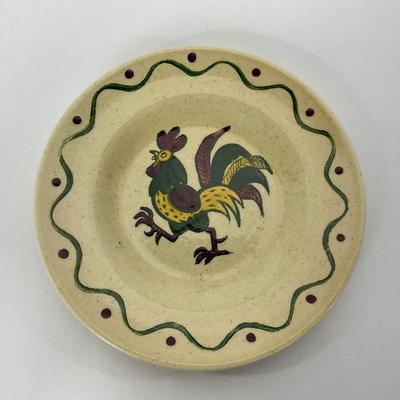 -74- DISHES | Rooster Metlox Poppytrail California Pottery | Small Plates