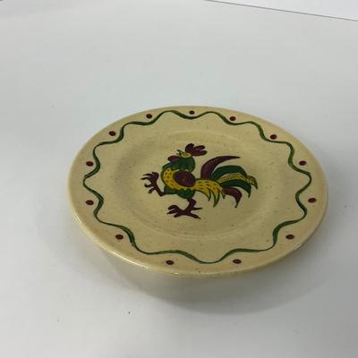 -74- DISHES | Rooster Metlox Poppytrail California Pottery | Small Plates