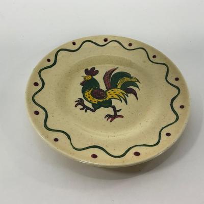 -74- DISHES | Rooster Metlox Poppytrail California Pottery | Small Plates