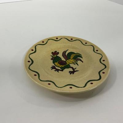 -74- DISHES | Rooster Metlox Poppytrail California Pottery | Small Plates