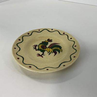 -74- DISHES | Rooster Metlox Poppytrail California Pottery | Small Plates